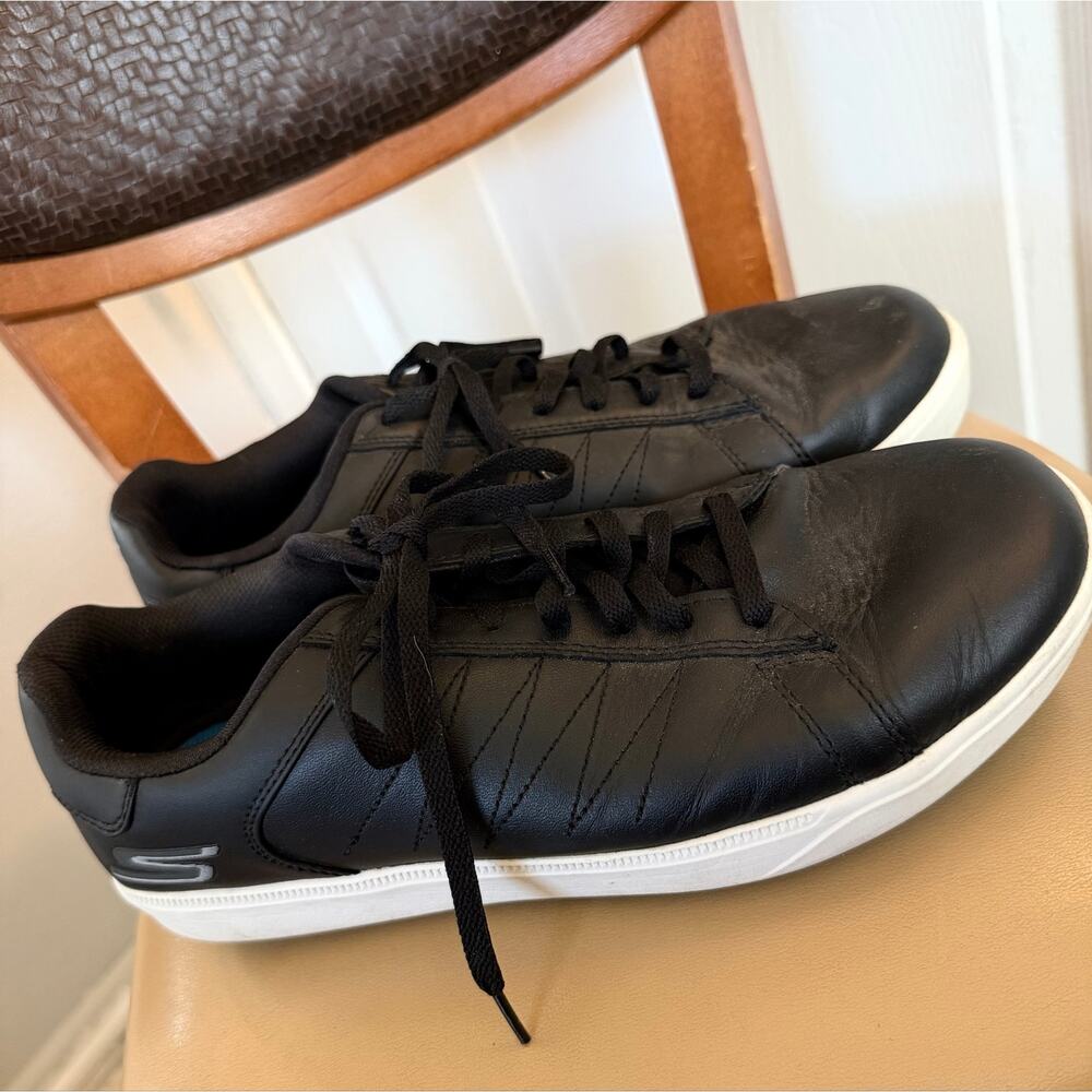 Skechers GO GOLF Drive 5 Men Leather Relaxed Fit Spikeless Golf Shoes Size 10